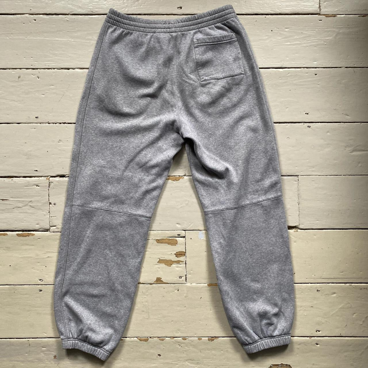 Nike Vintage Blue Swoosh Grey Joggers (Small)