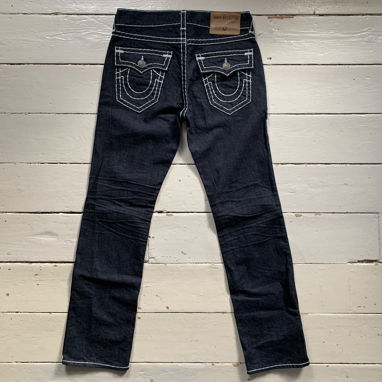 True Religion Ricky Dark Navy Stitch Jeans (32/34)