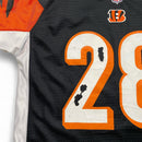 Cincinnati Bengals Joe Mixon Black Orange and White NFL Football Jersey (M)