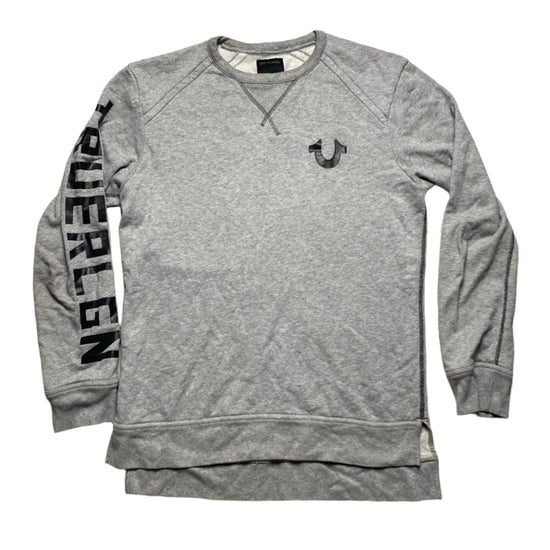 True Religion Grey and Black Jumper (S)