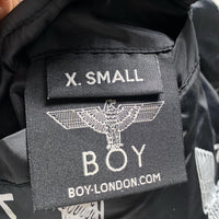 BOY London Black and White Bomber Jacket (XS)
