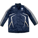 Chelsea Adidas Climawarm Padded Parka Long Coat Jacket Navy and White (L)