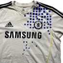 Chelsea Adidas Vintage Samsung White Black and Blue T Shirt (S)