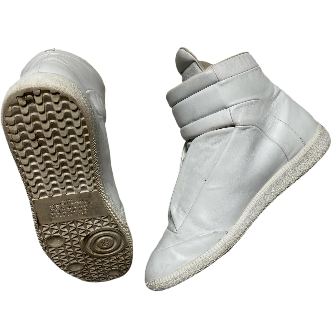 Margiela Future White Boot high top Trainers (UK 9)