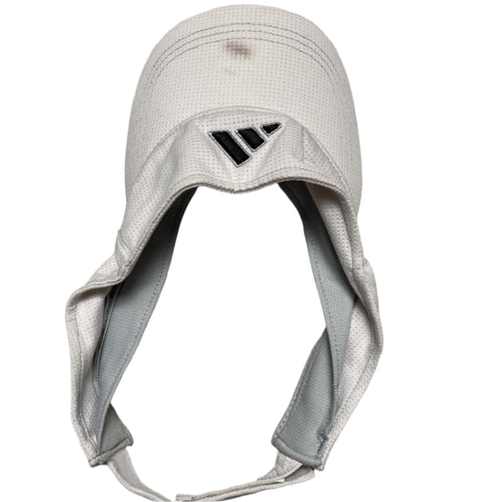 Adidas White and Black Visor Cap