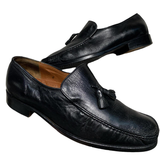 Roland Cartier Black Tassel Loafer Smart Shoes (UK 8)