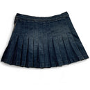 Iceberg Jeans Ice J Vintage Pleated Denim Skirt (32W)