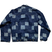 Classic Jeans Vintage 90’s Mixed Denim Colour Patches Jacket (S)