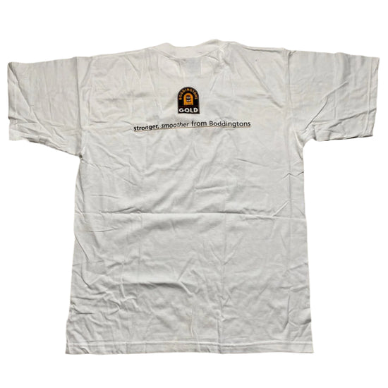 Boddingtons Gold Manchester Strong Beer 90’s Vintage T Shirt (XL)