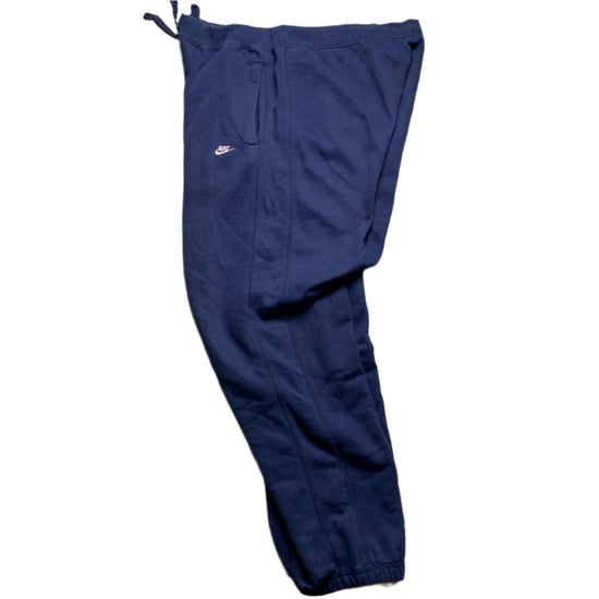 Nike Baggy Vintage Navy and Pink Joggers (L)