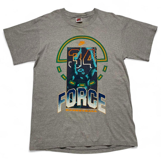 Nike Force Basketball Vintage 90’s Grey Graphic T Shirt (M)