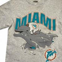 Miami Dolphins Nutmeg Vintage Grey 1993 T Shirt (M)