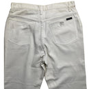 YSL Yves Saint Laurent Vintage White Baggy Jeans (34W)