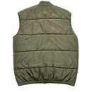 True Religion Khaki Green Puffer Gilet Vest (S)