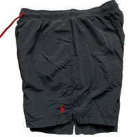 Polo Ralph Lauren Black and Red Swim Trunk Shorts (S)