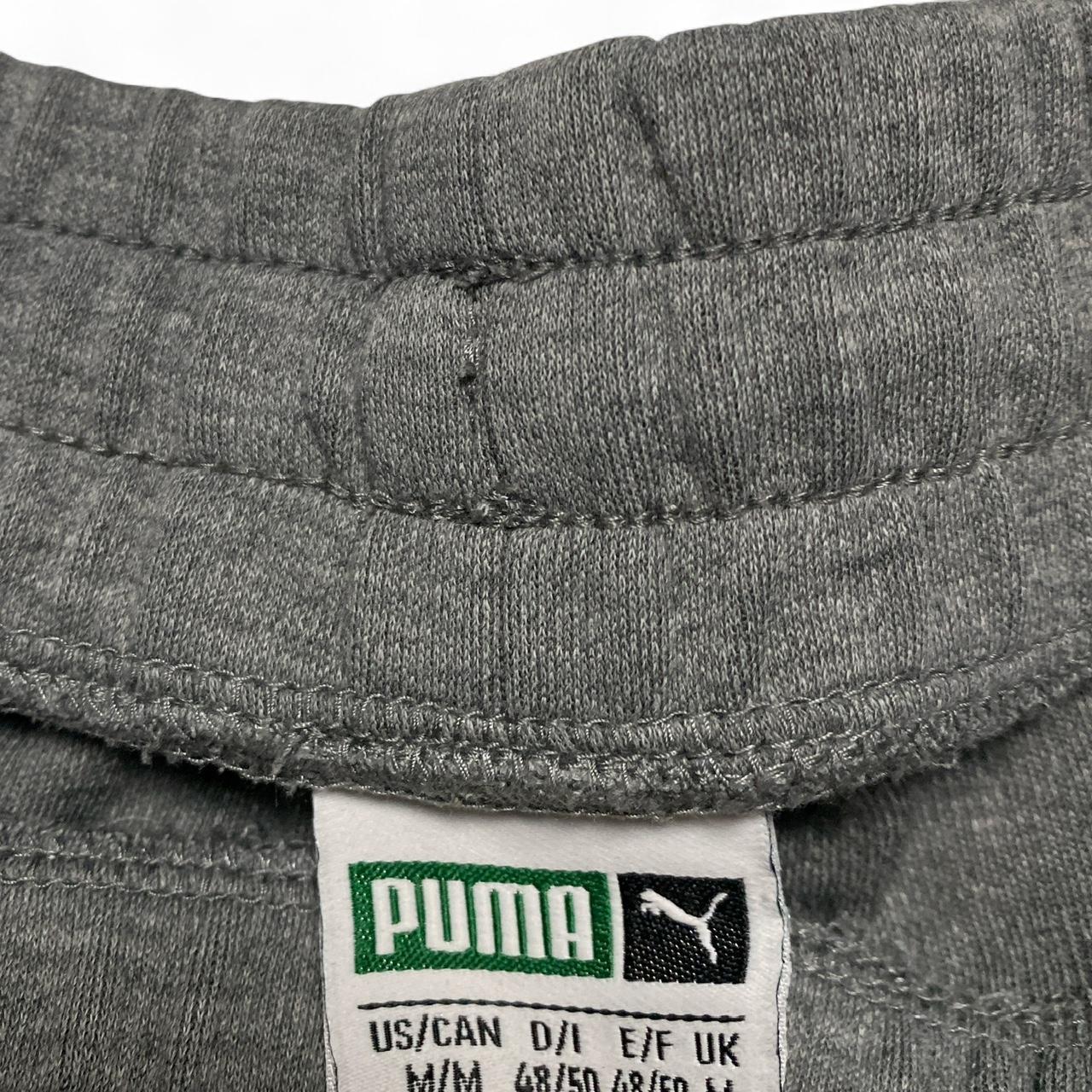 Puma Grey and White Cotton Shorts (M)