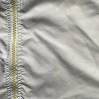 Fubu Vintage White Shell Tracksuit Windbreaker Jacket White and Black (L)