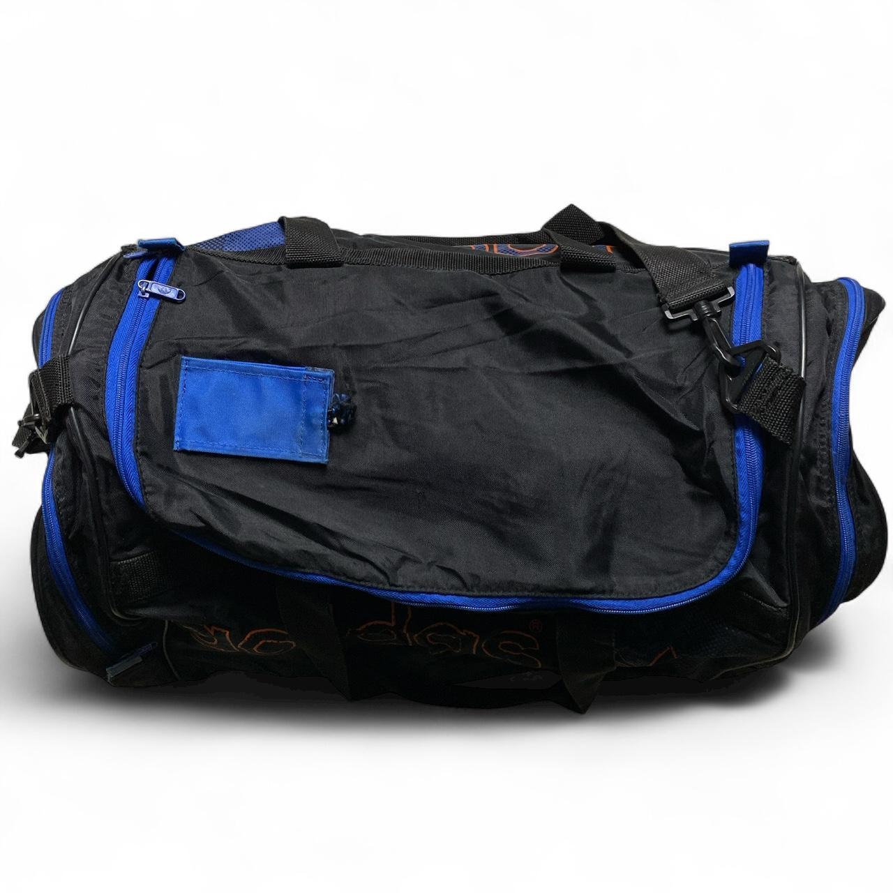Adidas Originals Duffle Bag Black Blue and Orange