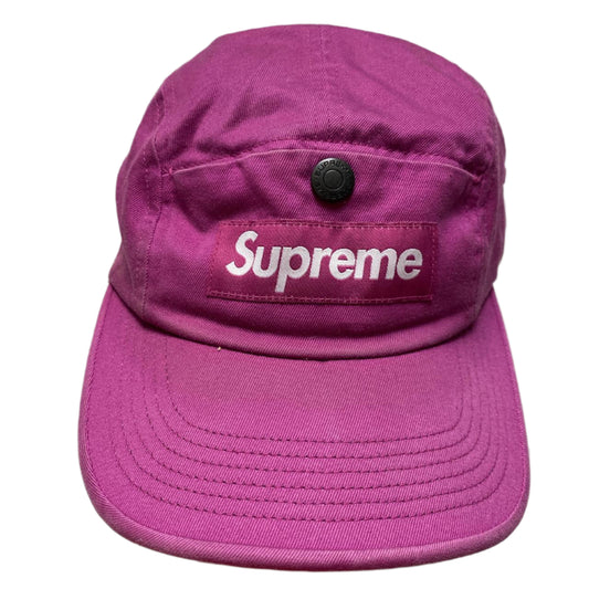 Supreme Box Logo Purple and White Cap