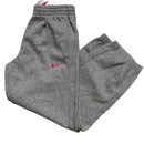 Nike Grey and Pink Swoosh Baggy Joggers (XS)