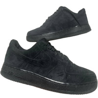 Nike Air Force 1 Black Suede (UK 9)