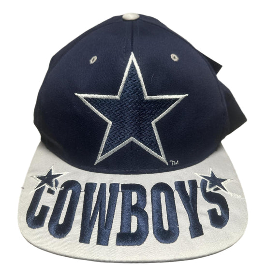 Dallas Cowboys Vintage 90’s Snapback Team NFL Cap Navy and Grey