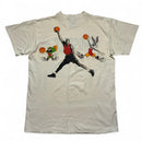 Nike Aerospace Jordan Looney Tunes Vintage 90’s T Shirt Cream White (L)