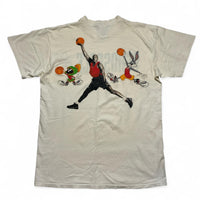 Nike Aerospace Jordan Looney Tunes Vintage 90’s T Shirt Cream White (L)