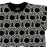 Always Do What You Should Do Black and White Repeat Logo T Shirt (M)