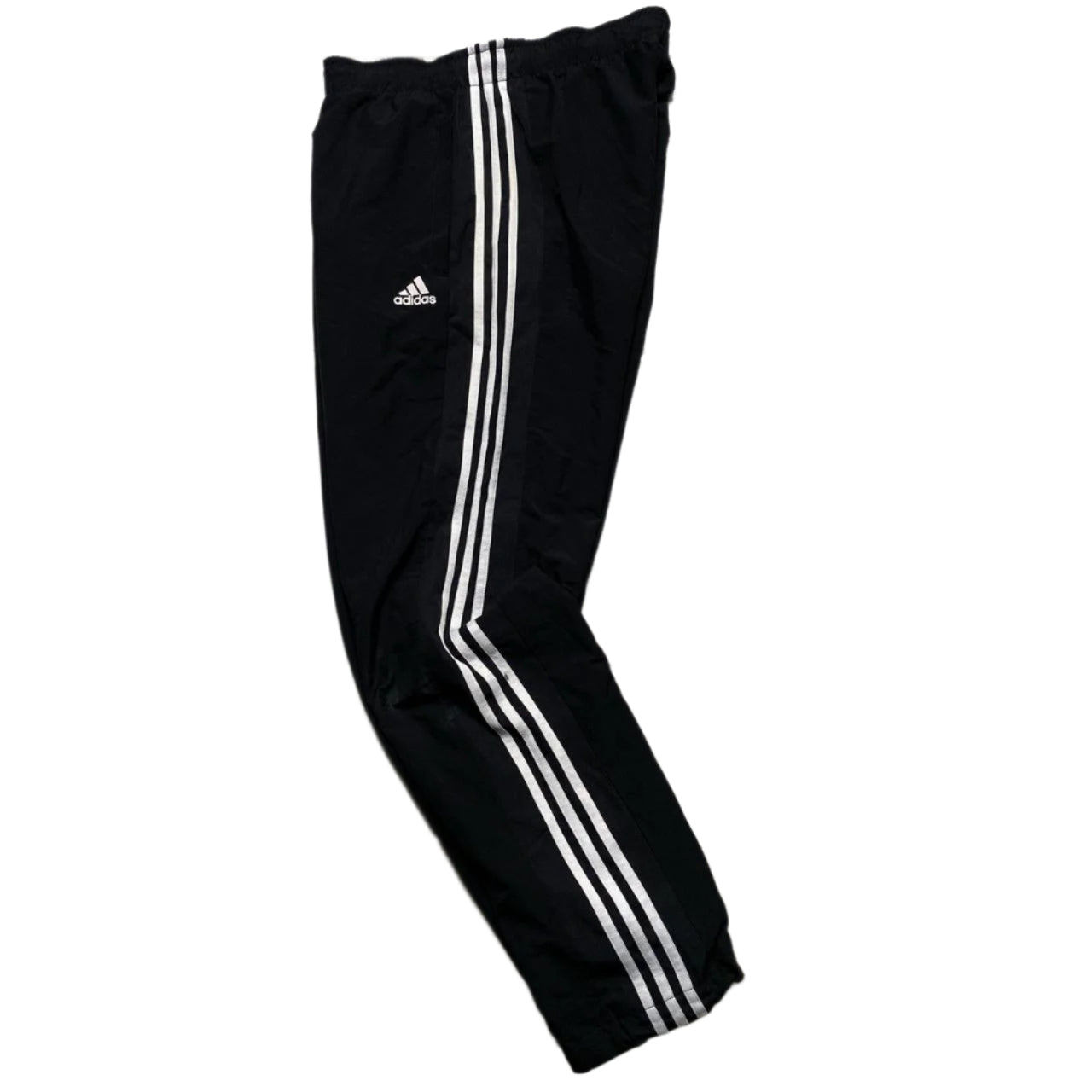 Adidas Climalite Sports Essentials Black and White Shell Trackpant Baggy Bottoms (M)