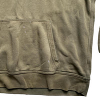 Nike Olive Green and Black Swoosh Hoodie (L)
