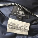 Petroleum Vintage 90’s Reversible Fleece Navy and Cream Puffer Jacket (XL)