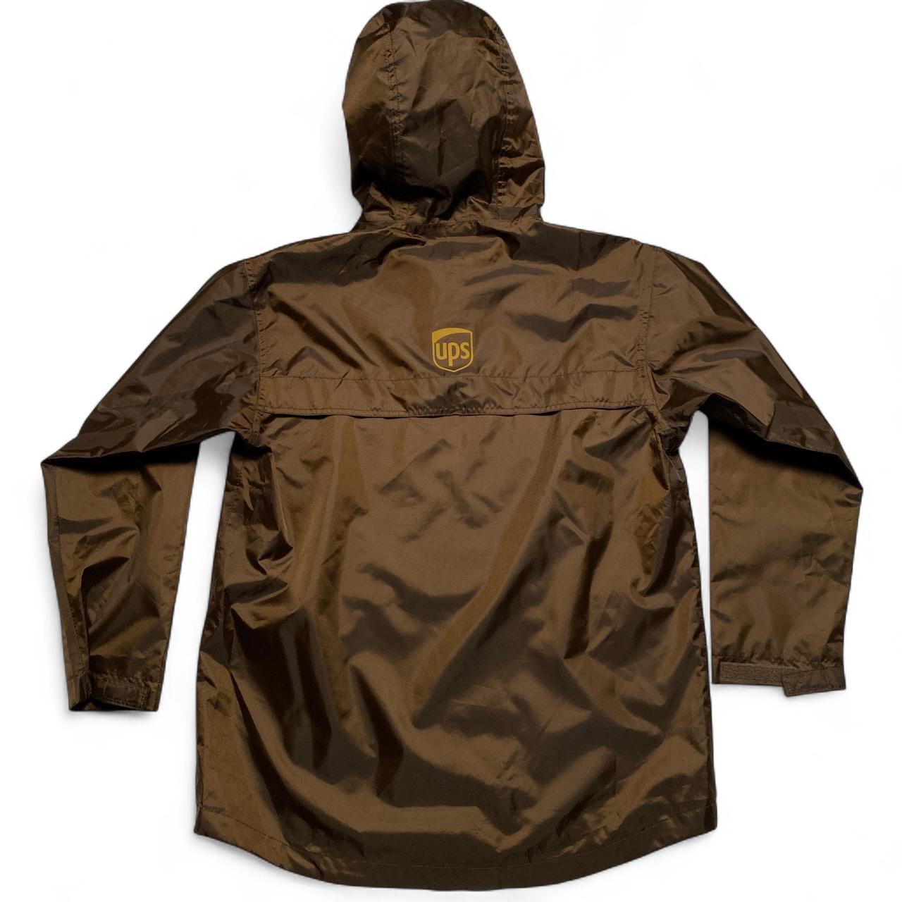 UPS Brown Windbreaker Utility Jacket