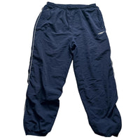Umbro Navy and White Baggy Trackpant Shell Bottoms (XL)