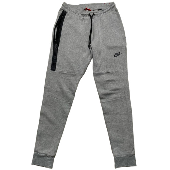 Nike Grey and Black Tech Fleece Bottoms (S)