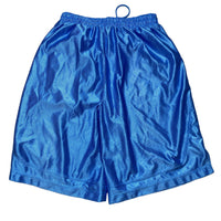 Jordan Vintage Mesh Baby Blue and Yellow Basketball Shorts (XL)