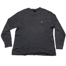 Ralph Lauren Polo Grey and White Waffle Knit Long Sleeve (XL)