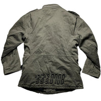 The Police Vintage Khaki Green Military Jacket (M)