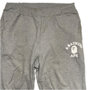 Bape A Bathing Ape Grey and White Baggy Joggers (2XL)