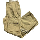 Schott Vintage Cream Khaki Cargo Trousers (28W)