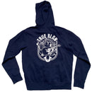 True Religion Navy and White Lullaby Hoodie (L)