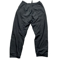 Nike Black and White Swoosh Shell Trackpant Baggy Bottoms (L)
