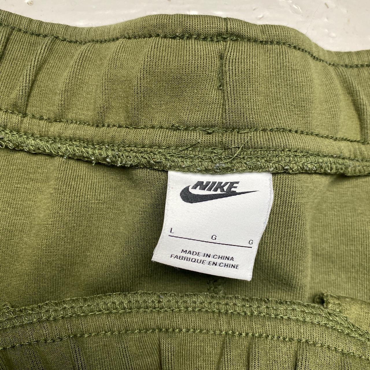 Nike Tech Fleece Olive Green and Black Joggers