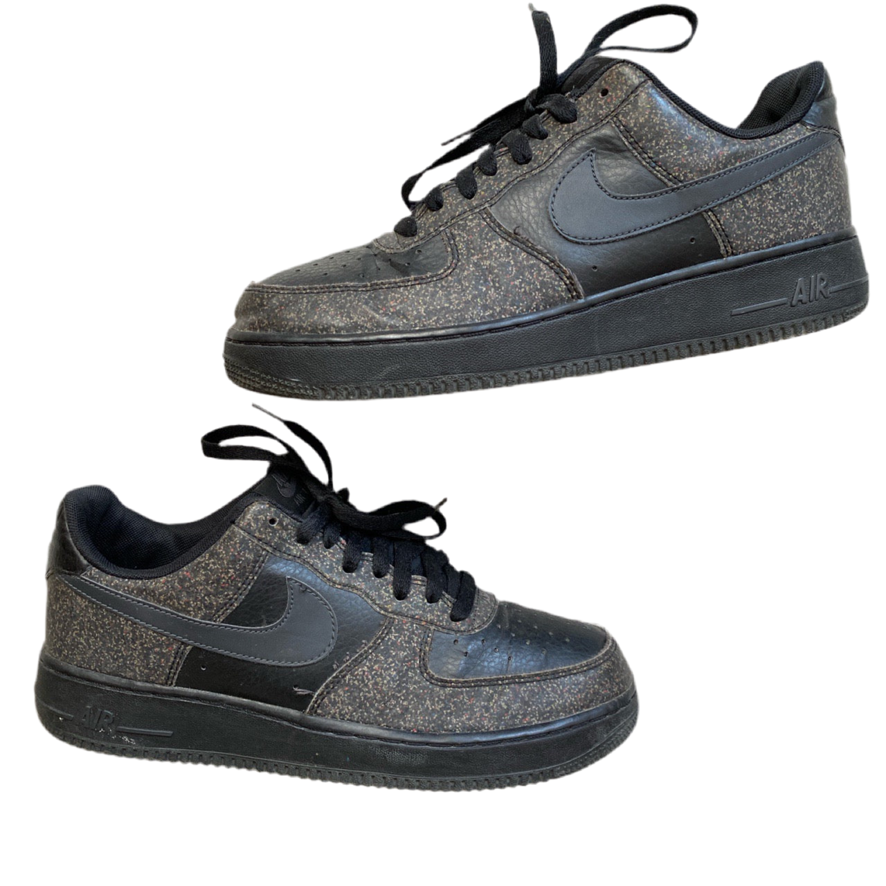 Nike Air Force 1 Black Pixel TV 2015 (UK 8)