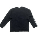 Adidas Black and White Vintage Jumper (XL)