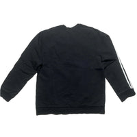 Adidas Black and White Vintage Jumper (XL)