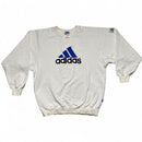 Adidas Equipment Blue and White Vintage Jumper (S)