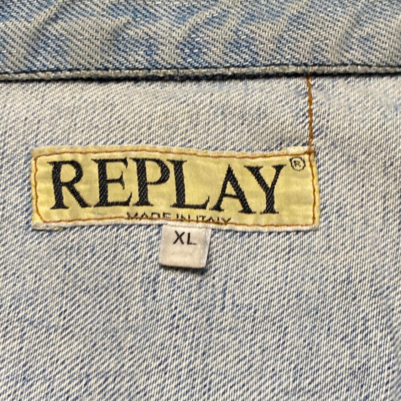 Replay Vintage 90’s Denim Jacket Light Blue (XL)