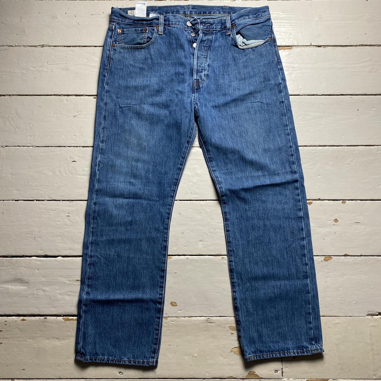 Levis 501 Baggy Blue Jeans