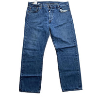 Levis 501 Baggy Blue Jeans (38W)